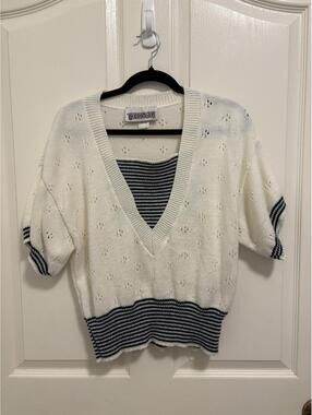 Vintage Preppy V Neck Sweater By Worthington Size Medium